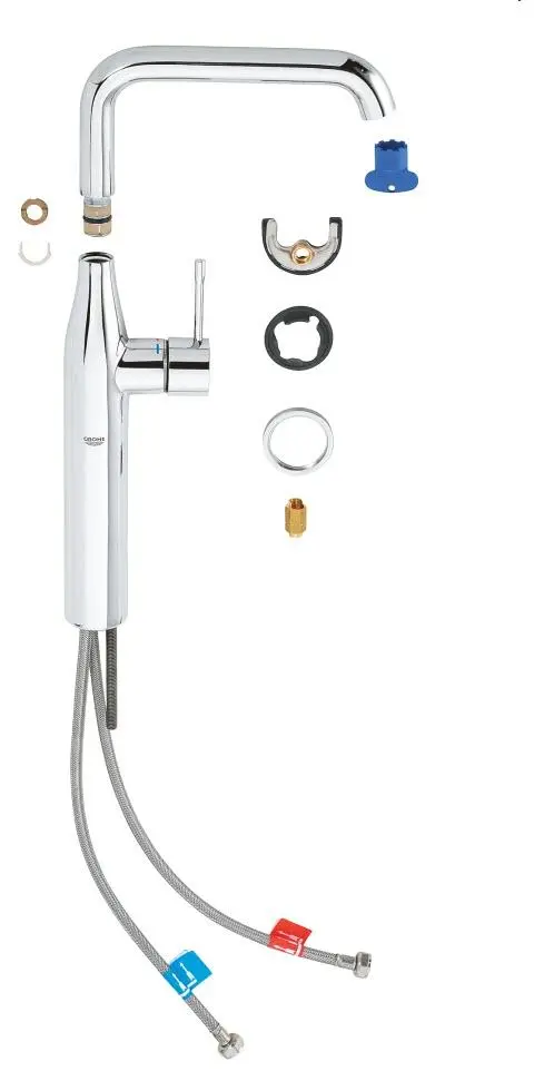 Grohe Essence - Grifo Monomando De Lavabo XL, Cromo 32901001 - Imagen 3