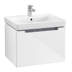 Villeroy & Boch Subway 2.0 - Mueble De Lavabo, 587x420x454 Mm, 1 Cajón, Glosy White A68710DH