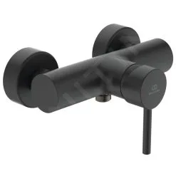 Ideal Standard CeraLine - Grifo De Ducha De Pared, Negro BC200XG