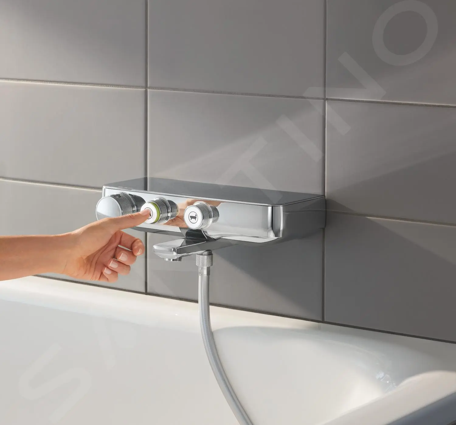 Grohe Grohtherm SmartControl - Grifo Termostático De Bañera, Cromo 34718000 - Imagen 4