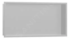 Hansgrohe XtraStoris Original - Hornacina De Pared Con Marco, 300x600x100 Mm, Acero Inoxidable 56064800