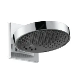 Hansgrohe Rainfinity - Rociador De Ducha 250 Con Conexión, 3 Jet, EcoSmart, Cromo 26233000