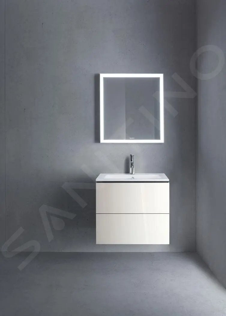 Duravit L-Cube - Armario De Lavabo 550x620x481 Mm, 2 Cajones, Blanco Brillante LC624002222 - Imagen 8