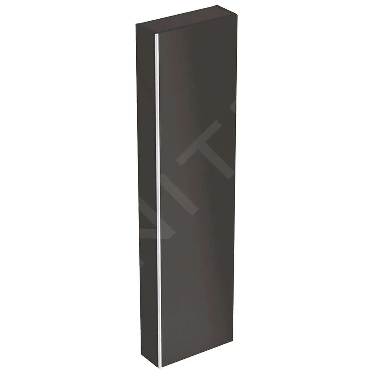 Geberit Acanto - Armario Alto 1730x450 Mm, Negro 500.637.16.1
