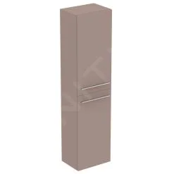 Ideal Standard I.Life A - Armario Alto Para Baño 400x300x1600 Mm, 2 Puertas Izquierda/derecha, Beige Mate T5260NH