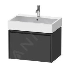 Duravit Ketho.2 - Mueble De Lavabo 440x684x460 Mm, 1 Cajón, Grafito Mate K25076049490000
