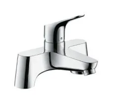 Hansgrohe Focus E2 - Grifo Monomando De 2 Orificios Para Borde De Bañera, Cromo 31523000