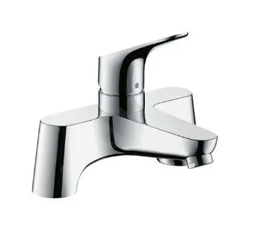 Hansgrohe Focus E2 - Grifo Monomando De 2 Orificios Para Borde De Bañera, Cromo 31523000