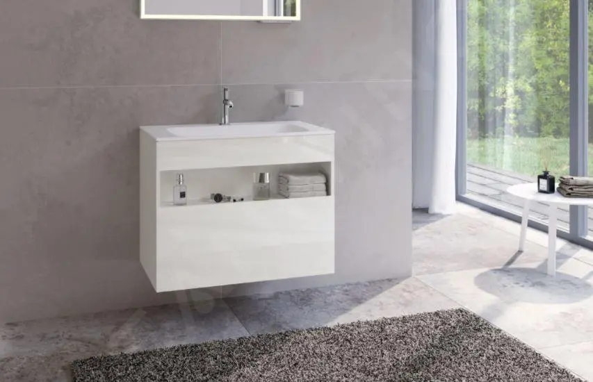 Keuco Stageline - Mueble Para Lavabo, 800x625x490 Mm, Blanco 32862300000 - Imagen 7