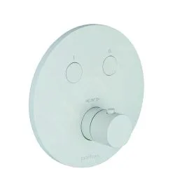 Paffoni Compact Box - Grifo Empotrado Termostático, Para 2 Dispositivos, Blanco Mate CPT018BO