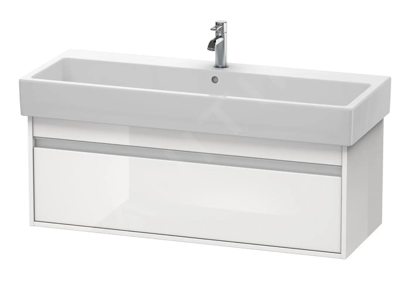 Duravit Ketho - Armario De Lavabo 410x1150x440 Mm, 1 Cajón, Blanco Brillante KT668902222