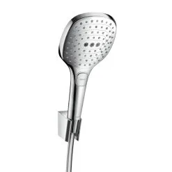 Hansgrohe Raindance Select E - Alcachofa De Ducha 120, Con Accesorios, 3 Chorros, Cromo 26720000