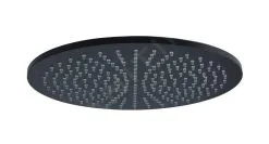 Paffoni Stick - Rociador De Ducha, Diámetro 225 Mm, Negro Mate ZSOF074NO