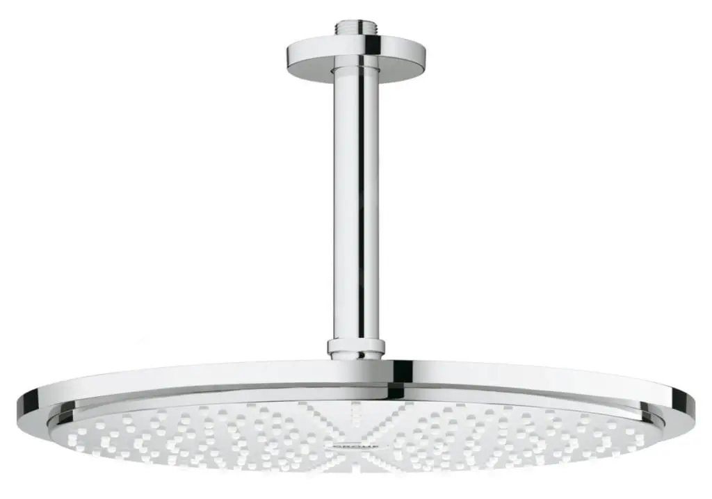 Grohe Rainshower - Rociador De Ducha Cosmopolitan, Diámetro 310 Mm, Brazo De Techo 142 Mm, Cromo 26067000