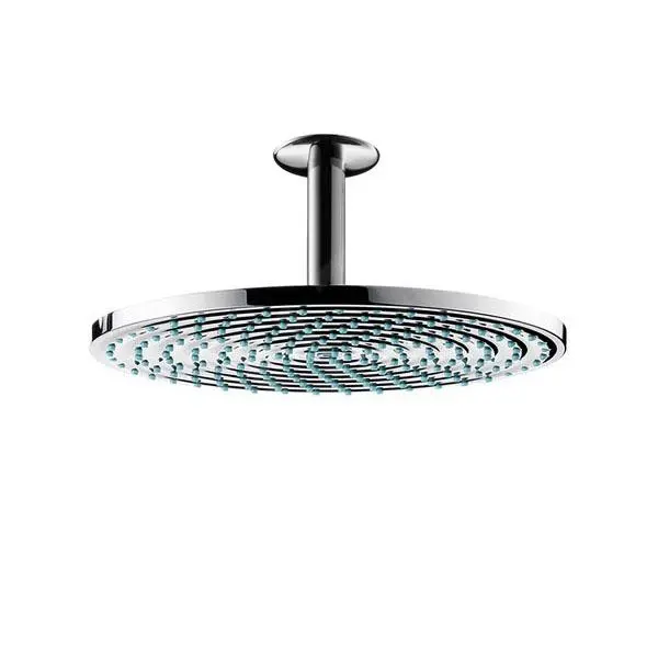 Hansgrohe Raindance - Rociador De Ducha S 240 Air 1 Jet EcoSmart 9 L/min Con Conexión De Techo 100 Mm, Cromo 27463000