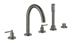 Grohe Atrio - Grifo De Bañera, Instalación 5 Orificios, Hard Graphite Cepillado 19922AL3