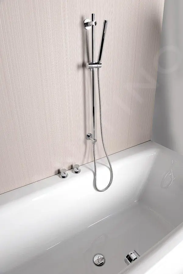 Sapho Grifería - Grifo Termostático GO, Para Borde De Bañera, Instalación De 2 Orificios, Cromo TH100 - Imagen 3