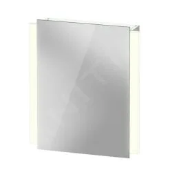 Duravit Ketho.2 - Armario Con Espejo Con Iluminación LED, 700x600x157 Mm, 1 Puerta, Bisagras A La Izquierda K27135L00001000