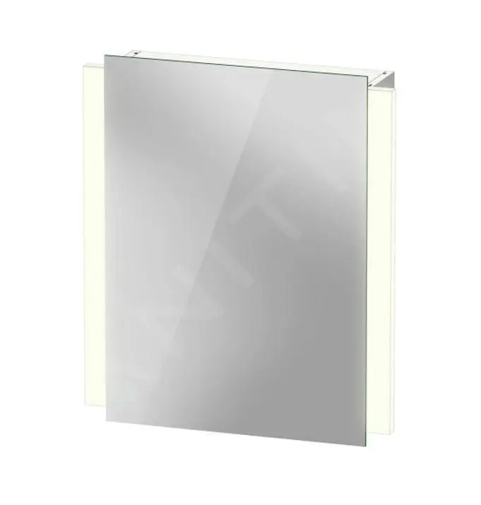 Duravit Ketho.2 - Armario Con Espejo Con Iluminación LED, 700x600x157 Mm, 1 Puerta, Bisagras A La Izquierda K27135L00001000