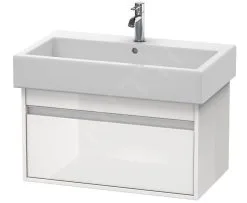 Duravit Ketho - Armario De Lavabo 410x750x440 Mm, 1 Cajón, Blanco Brillante KT668702222