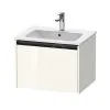 Duravit Ketho.2 - Mueble De Lavabo 440x610x480 Mm, 1 Cajón, Blanco Brillante K25062022220000