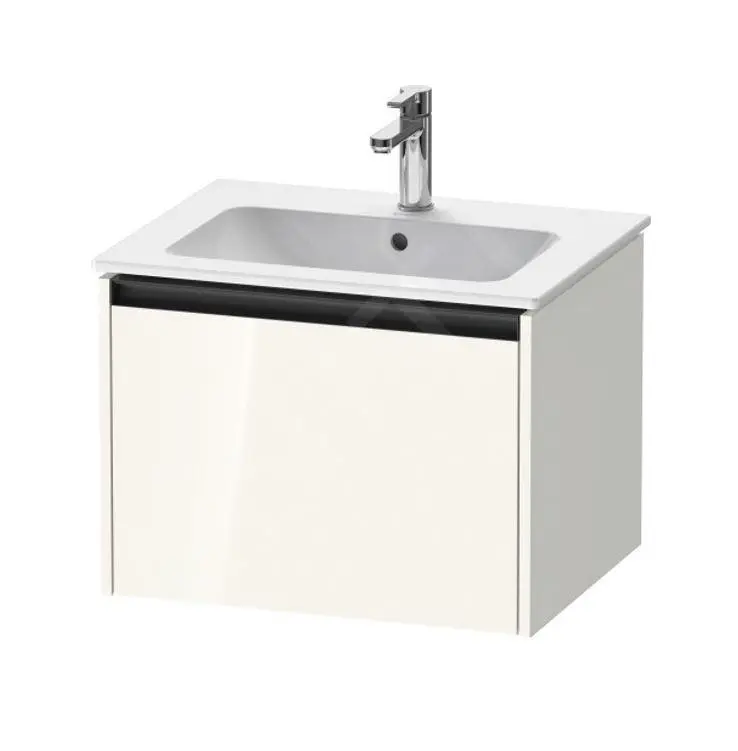 Duravit Ketho.2 - Mueble De Lavabo 440x610x480 Mm, 1 Cajón, Blanco Brillante K25062022220000