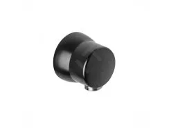 Kludi Codos De Ducha - Codo De Pared, Negro Mate 6306039-00