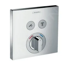 Hansgrohe Shower Select - Grifo Empotrado Para 2 Aparatos, Cromo 15768000