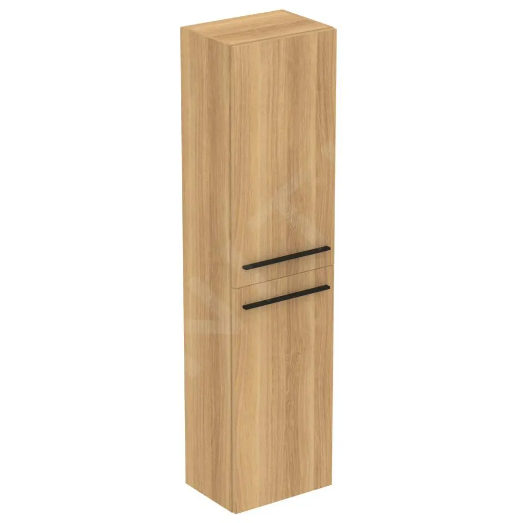 Ideal Standard I.Life A - Armario Alto Para Baño 400x300x1600 Mm, 2 Puertas Izquierda/derecha, Roble T5260NX - Imagen 4