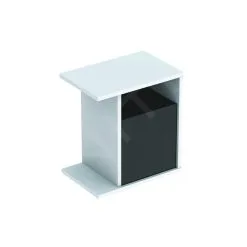 Geberit ICon Xs - Elemento Lateral Con Compartimento De Almacenamiento, 370x400x273 Mm, Blanco Brillante 840237000