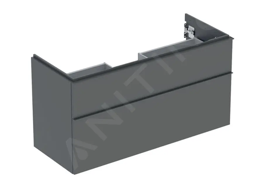 Geberit ICon - Mueble De Lavabo 118x62x48 Cm, 2 Cajones, Lava 502.306.JK.1