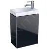 Geberit Acanto - Mueble Bajo Lavamanos 400 Mm, Negro 500.607.16.1