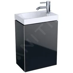 Geberit Acanto - Mueble Bajo Lavamanos 400 Mm, Negro 500.607.16.1