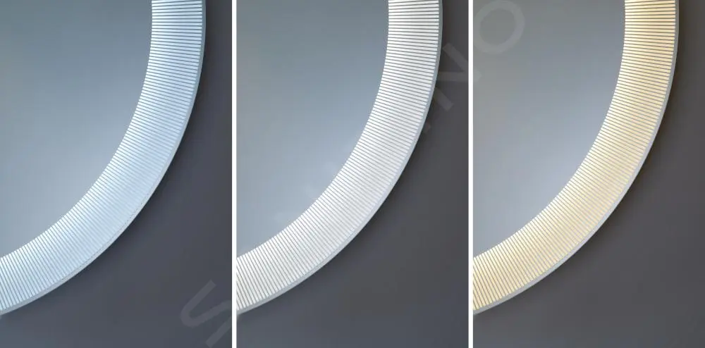 Duravit Happy D.2 Plus - Espejo, Diámetro 700 Mm, Con Iluminación LED HP7480S00000000 - Imagen 5