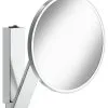 Keuco Espejos Cosméticos - Espejo De Pared Cosmético Con Iluminación LED, Cromo 17612019004