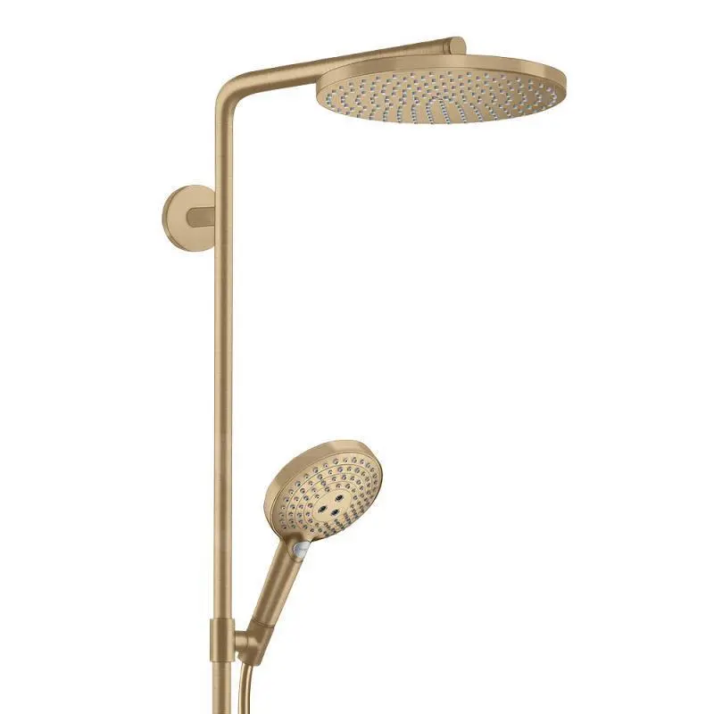 Hansgrohe Raindance Select S - Conjunto De Ducha Showerpipe Con Termostato, 1jet, Bronce Cepillado 27633140 - Imagen 3