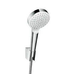 Hansgrohe Crometta - Juego De Ducha 1jet Con Soporte Porter, 1600 Mm, Blanco/cromo 26567400