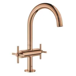 Grohe Atrio - Grifo De Lavabo, Con Desagüe Y Caño Giratorio, Warm Sunset 21019DA3
