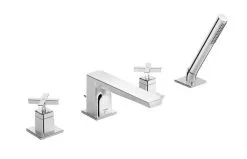 Hansa Cliff - Grifo De Bañera De 4 Orificios, Cromo 50462071