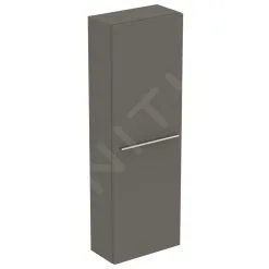 Ideal Standard I.Life S - Armario Alto Para Baño 400x210x1200 Mm, 1 Puerta Izquierda/derecha, Cuarzo Gris Mate T5289NG