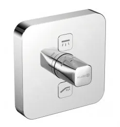 Kludi Push - Grifo Empotrado Para 2 Dispositivos, Cromo 387110538