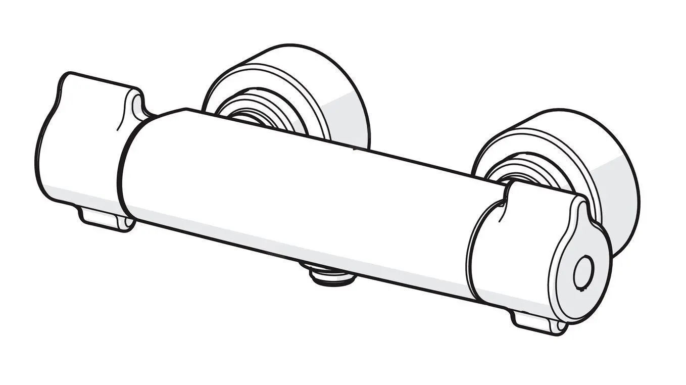 Hansa Clinica - Grifo Termostático De Ducha, Thermo Cool, Cromo 08806200 - Imagen 3