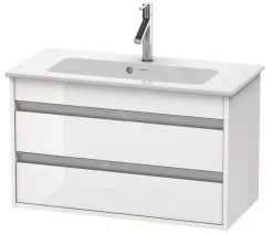 Duravit Ketho - Mueble De Lavabo 480x800x385 Mm, 2 Cajones, Blanco Brillante KT645302222