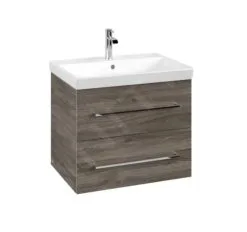 Villeroy & Boch Avento - Mueble De Lavabo, 630x514x452 Mm, 2 Cajones, Stone Oak A89000RK
