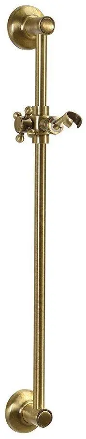 Sapho Reitano Rubinetteria Antea - Barra De Ducha Con Soporte, 570 Mm, Bronce SAL0036