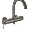 Grohe Atrio - Grifo De Bañera, Hard Graphite Cepillado 32652AL3