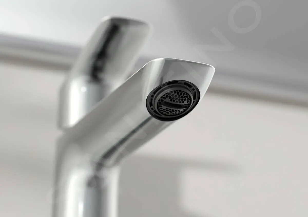 Hansgrohe Logis - Grifo De Lavabo Fine 110, Con Desagüe, EcoSmart, Cromo 71251000 - Imagen 3