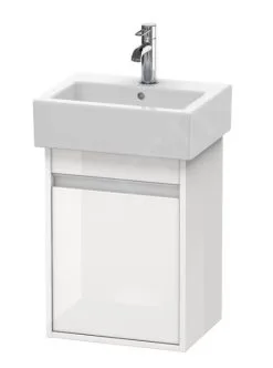 Duravit Ketho - Armario De Lavabo 550x400x320 Mm, Izquierda, Blanco Brillante KT6630L2222