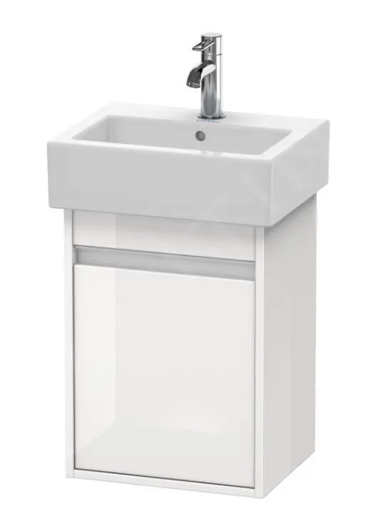 Duravit Ketho - Armario De Lavabo 550x400x320 Mm, Izquierda, Blanco Brillante KT6630L2222