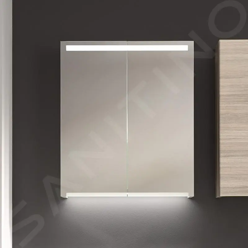 Geberit Option - Armario Con Espejo Con Iluminación, 750x700x150 Mm 500.205.00.1 - Imagen 5